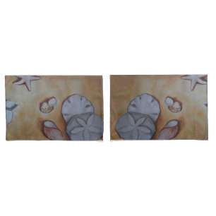 Sandy Seashells Pillowcase