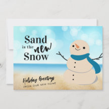 Sandy Snowman Beach Scene New Address