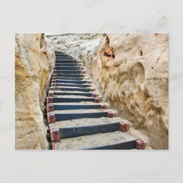 Sandy Stairway Postcard (Front)
