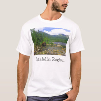 Sandy Stream Pond moose, Katahdin Region T-Shirt