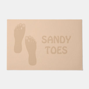 Sandy Toes Beach House Door Mat