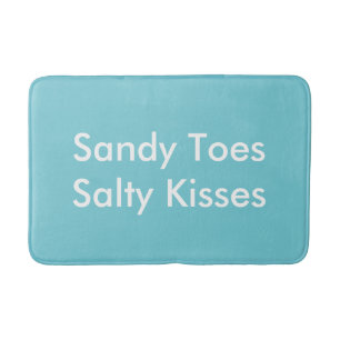 Sandy Toes Salty Kisses Bath Matt Mat