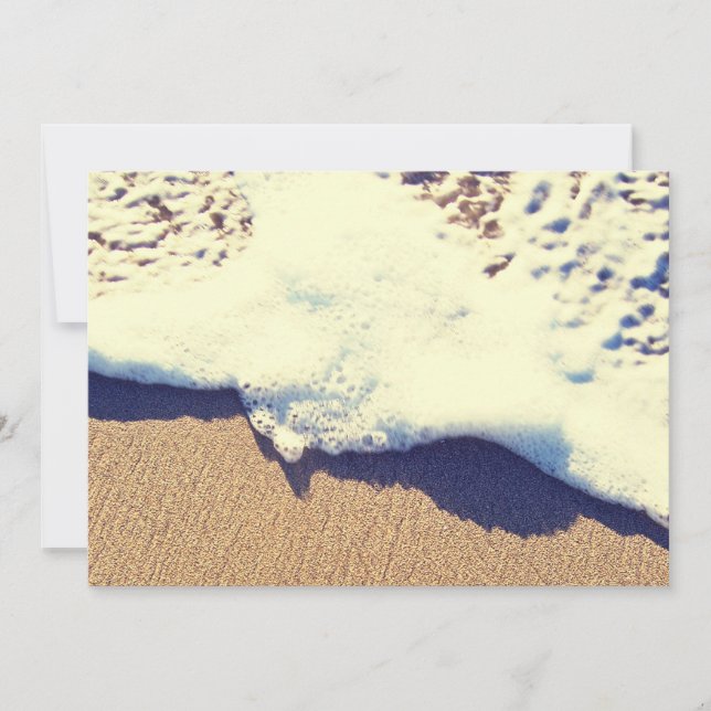 sandy wave invitation (Front)