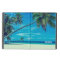 Sandy White Beach with Tropical Palms Custom
