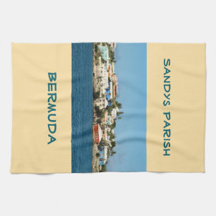 Sandys Parish, Bermuda viewed from the Great Sound Kitchen Towel