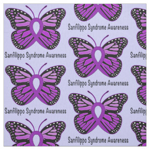 Sanfilippo Syndrome Butterfly of Hope Fabric