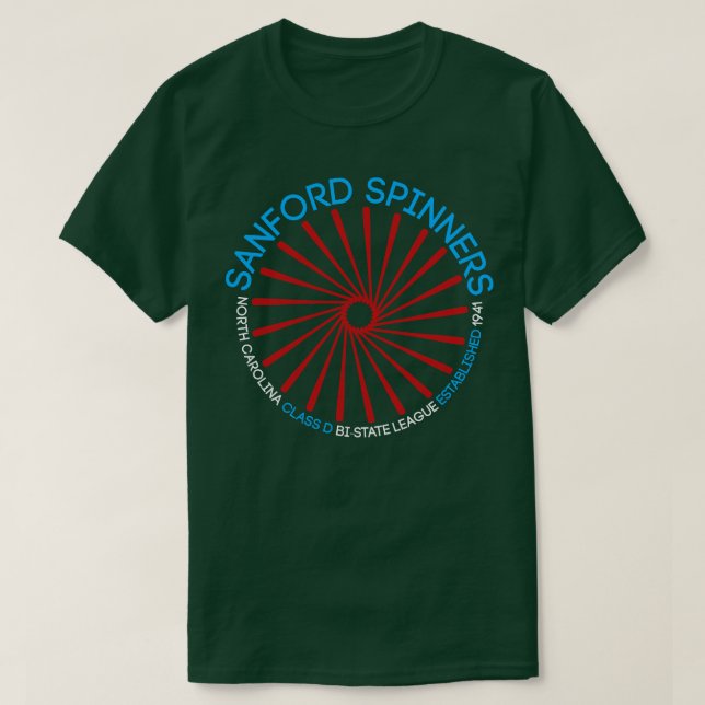 Sanford Spinners T-Shirt (Design Front)