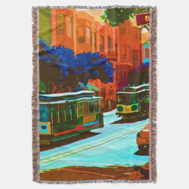 SanFrancisco 004 Throw Blanket (Front Vertical)