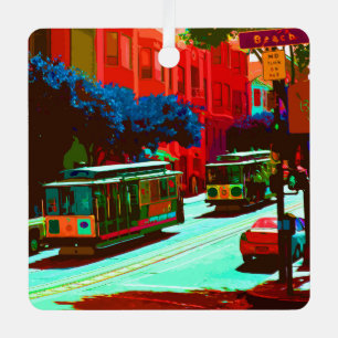 SanFrancisco 005 Metal Ornament