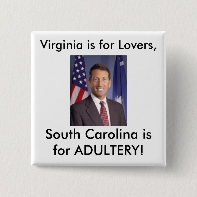 Sanfraud 2 Inch Square Button (Front)