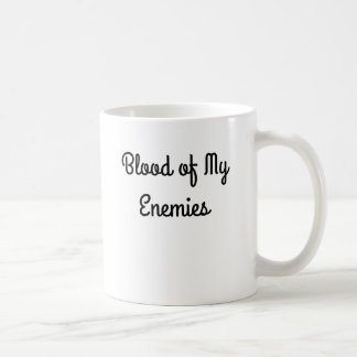 Sang de ma tasse de café d'ennemis