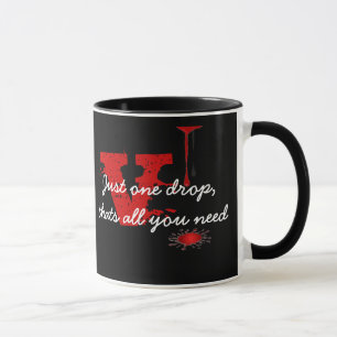 sang de vampire juste une tasse de goutte
