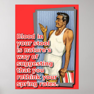 Sang en votre affiche de motocross de vélo de