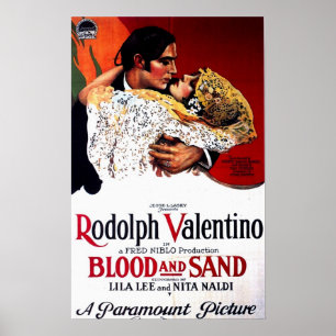 Sang et sable, affiche de film de Valentino
