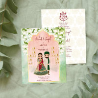 Sangeet mehndi Indian wedding budget invitation