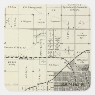 Sanger, California Square Sticker