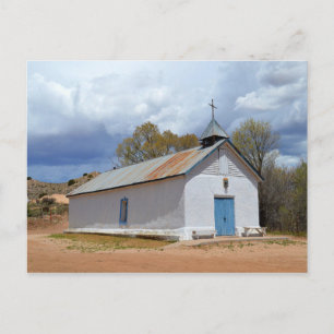 Sangre De Cristo Chapel, Cuartelez, New Mexico Postcard
