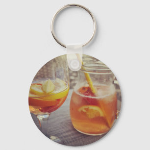 Sangria and Sunshine Keychain