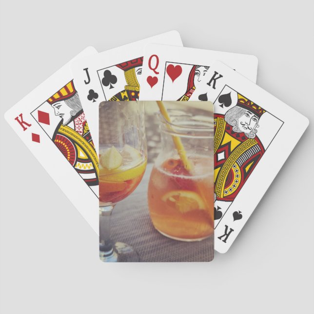 Sangria and Sunshine Playing Cards (Back)