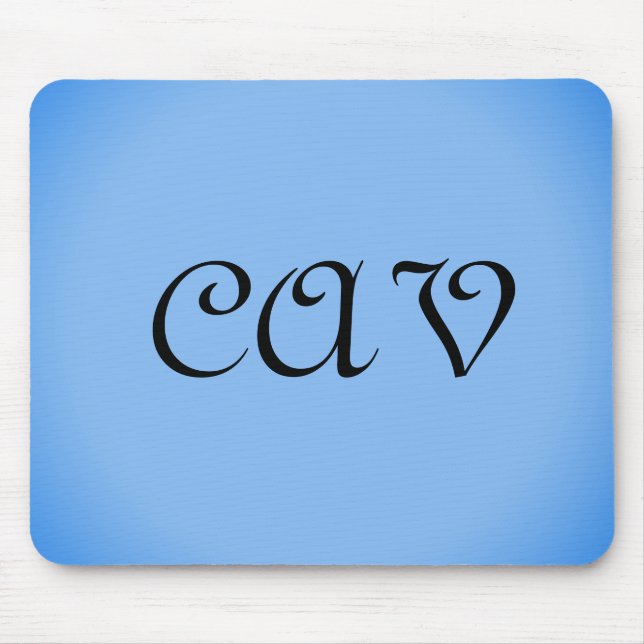 Sangria Cornflower Blue  Mouse Pad (Front)