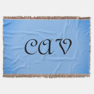 Sangria Cornflower Blue  Throw Blanket