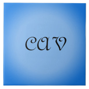 Sangria Cornflower Blue  Tile