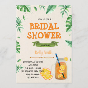 Sangria invitation à thème