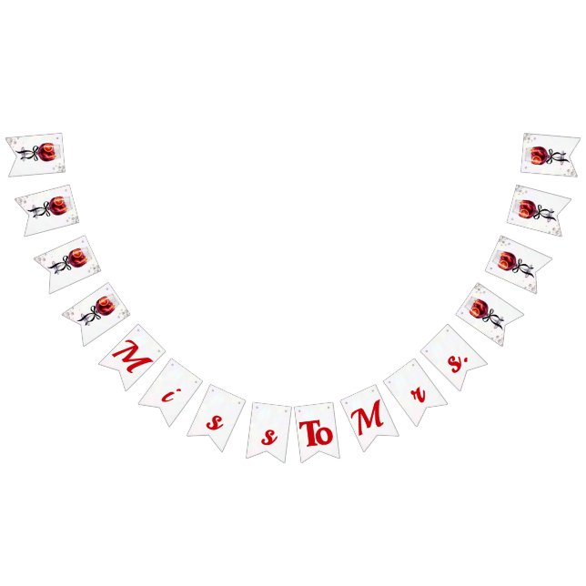 Sangria Miss to Mrs Bunting Flags (All)