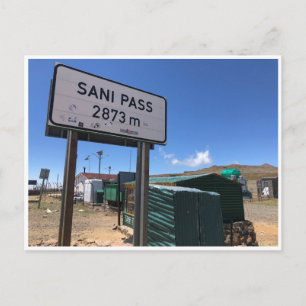 sani pass 2873 postcard