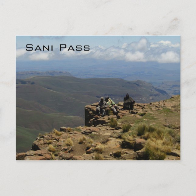 sani pass view postcard (Front)