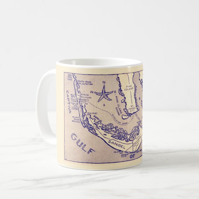 Sanibel Captival Plan Mug (Devant gauche)