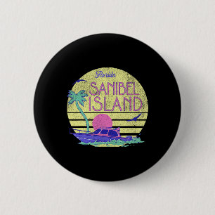 Sanibel Island _1 2 Inch Round Button