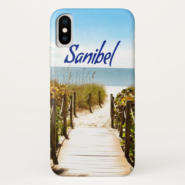 Sanibel Island Florida Beach Ocean Case-Mate iPhone Case (Back)