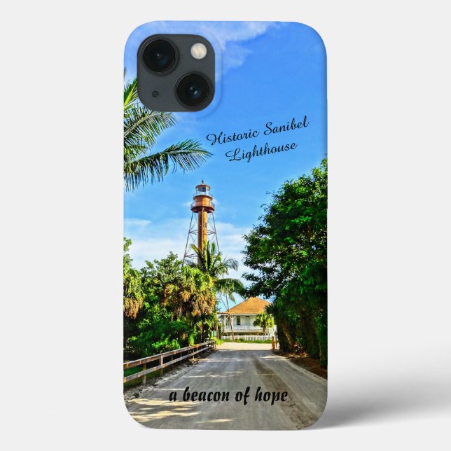 Sanibel Island Florida Lighthouse Beacon of Hope  Case-Mate iPhone Case (Back)