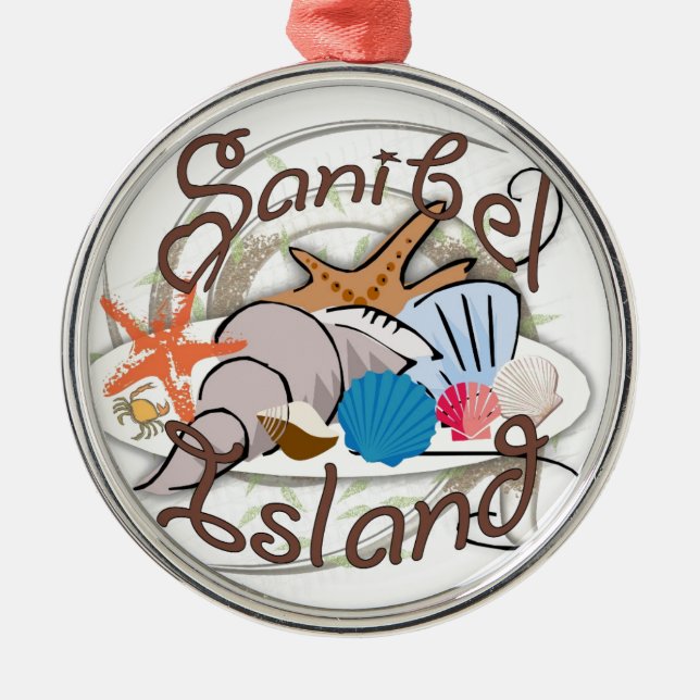 Sanibel Island Florida ornement design de coquilla (Devant)