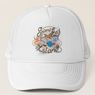 Sanibel Island Florida seashell design Trucker Hat