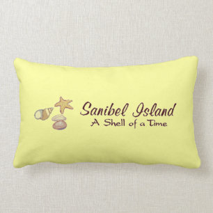 Sanibel Island, Florida Shells Lumbar Pillow