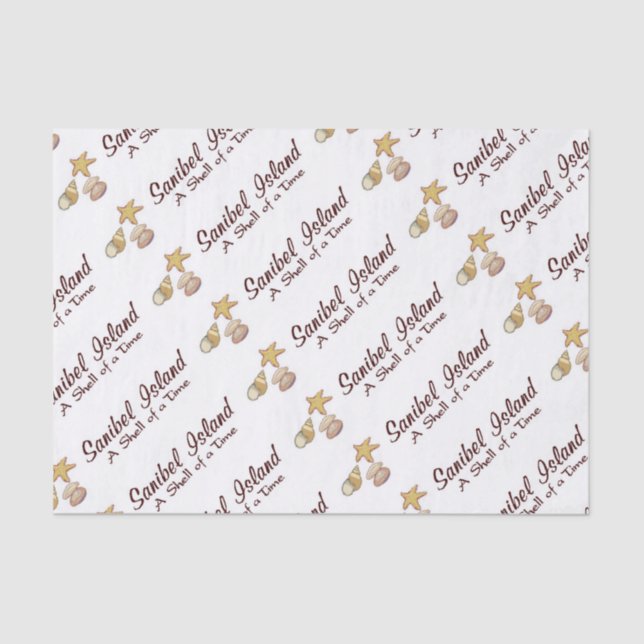 Sanibel Island Florida Tissue Paper (Front)