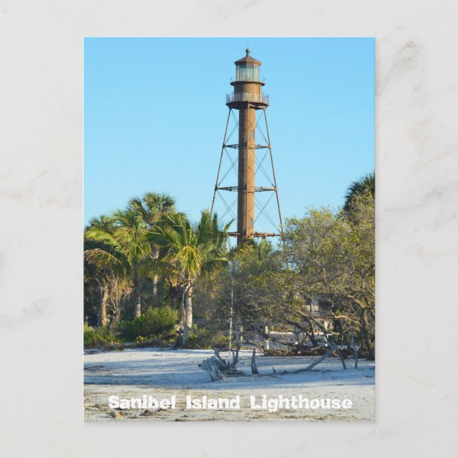 Sanibel Island Lighthouse - Florida Postcard (Front)
