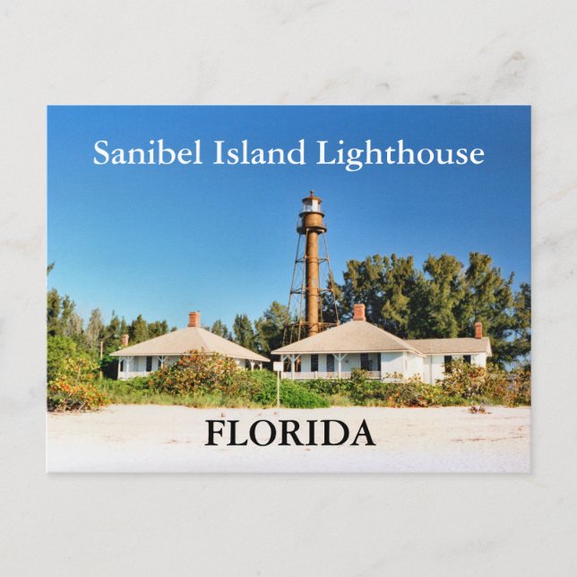 Sanibel Island Lighthouse, Florida Postcard (Front)