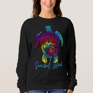 Sanibel Island Tie Dye Sea Turtle Matching Family Sweatshirt