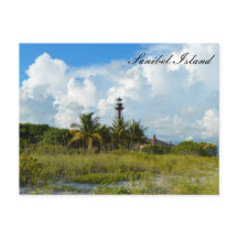 Sanibel Lighthouse Beach Postcard