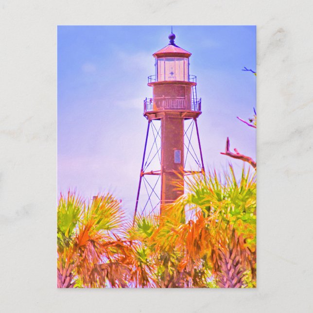Sanibel Lighthouse collection Postcard (Front)