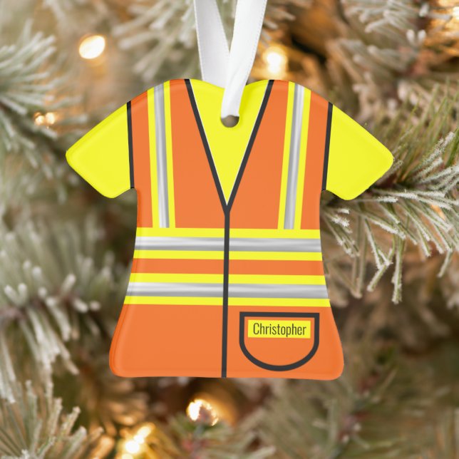 Sanitation Worker Profession Ornament (Tree)