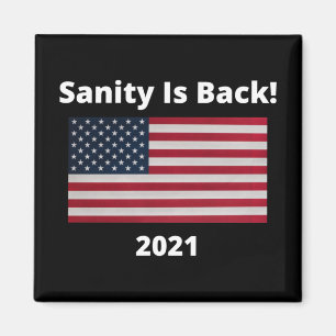 Sanity Is Back Magnet
