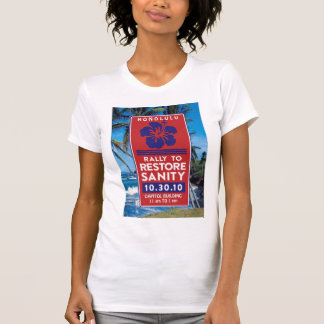 Sanity Poster with beach T-Shirt