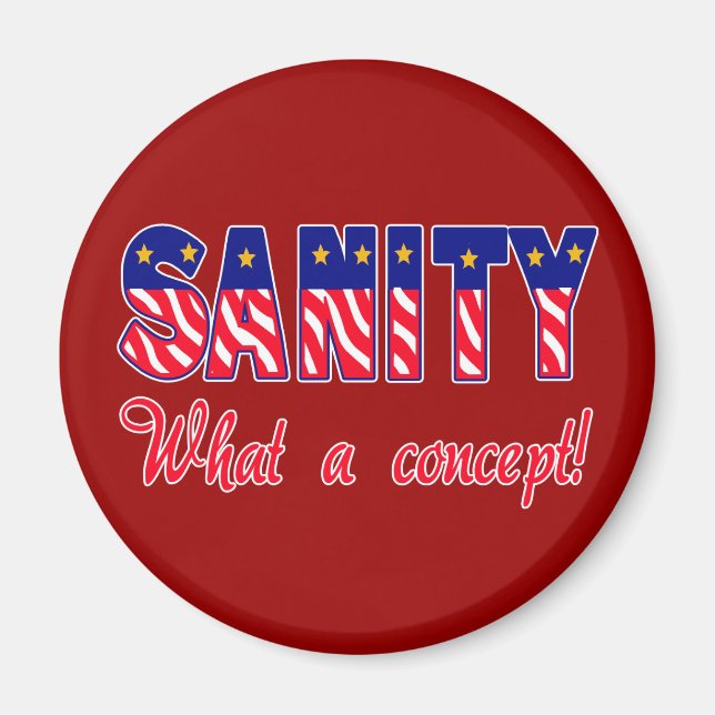 Sanity - What a Concept!  T-shirts, Caps, Sweats Magnet (Front)