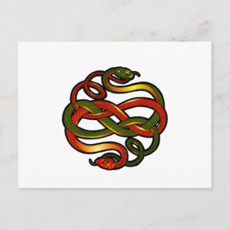 Sanke knotwork postcard