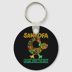 Sankofa African Bird Black History Month Juneteent Keychain