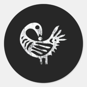 Sankofa Bird Afrocentric Adinkra Symbol African Pa Classic Round Sticker